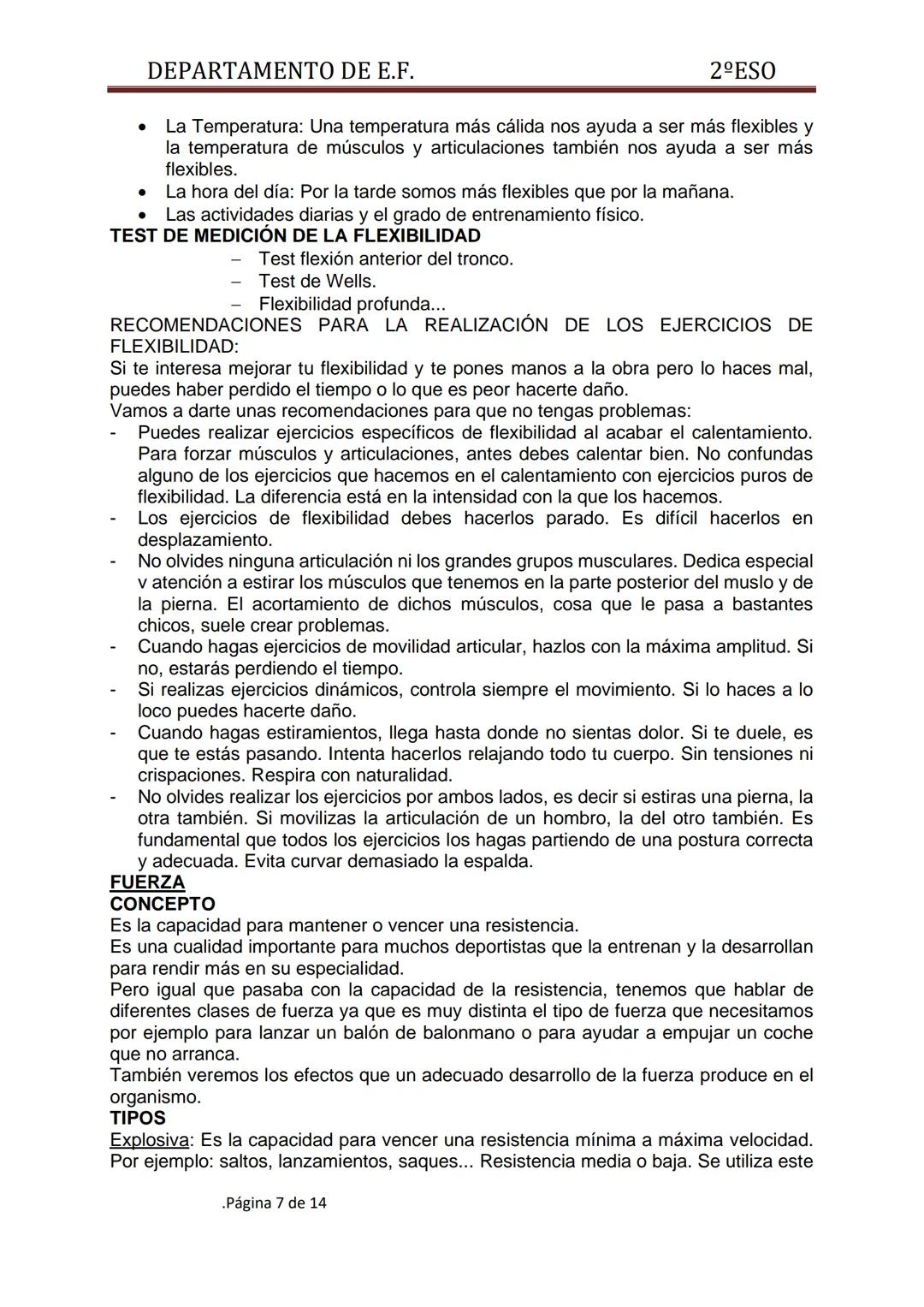 DEPARTAMENTO DE E.F.
UNIDAD DIDÁCTICA 1: EL CALENTAMIENTO
"Es un conjunto de actividades o ejercicios, primero de carácter general, después 