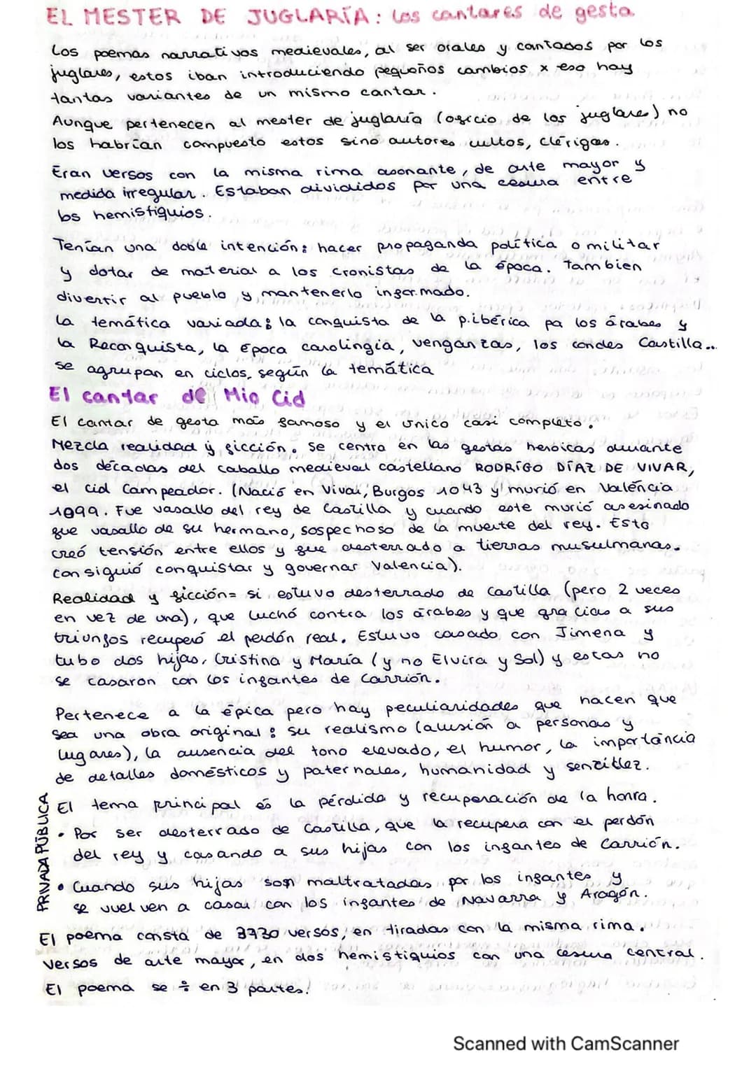 EL MESTER DE JUGLARIA: Los cantares de gesta
Los poemas narrativos medievales, al ser orales y cantados por los
juglaves, estos
iban introdu