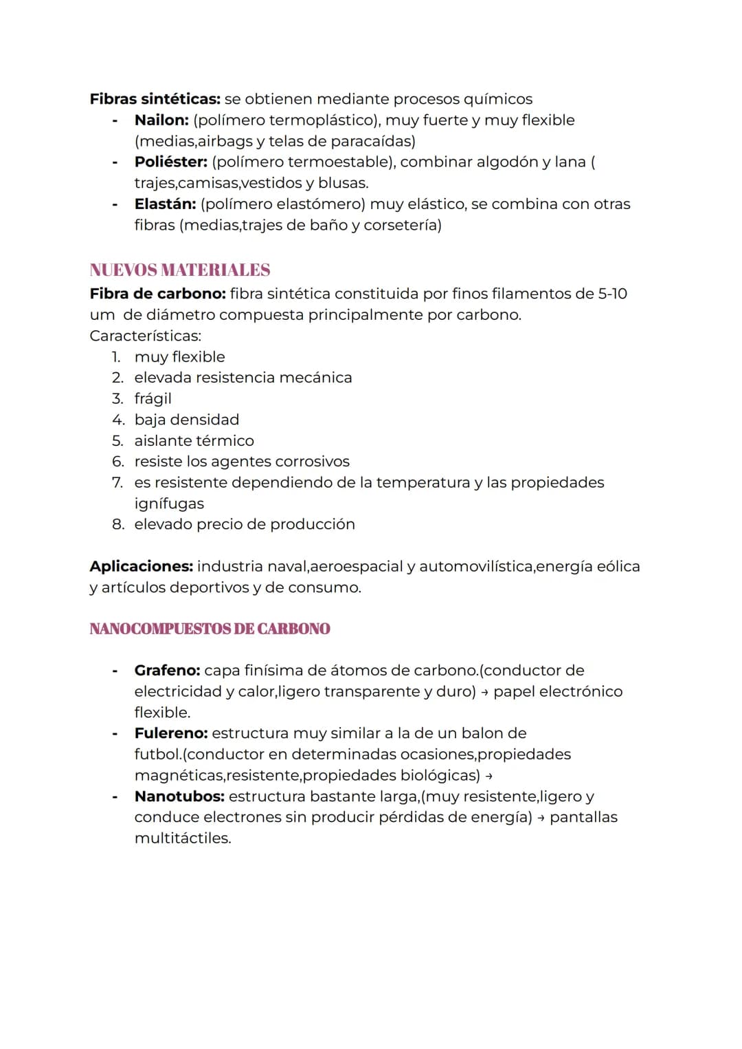 Plástico: sustancia que se obtiene por síntesis química de otra sustancia.
LOS PLÁSTICOS
Monómero: molécula simple que se repite continuamen