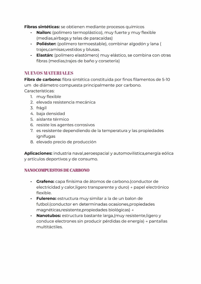 Plástico: sustancia que se obtiene por síntesis química de otra sustancia.
LOS PLÁSTICOS
Monómero: molécula simple que se repite continuamen