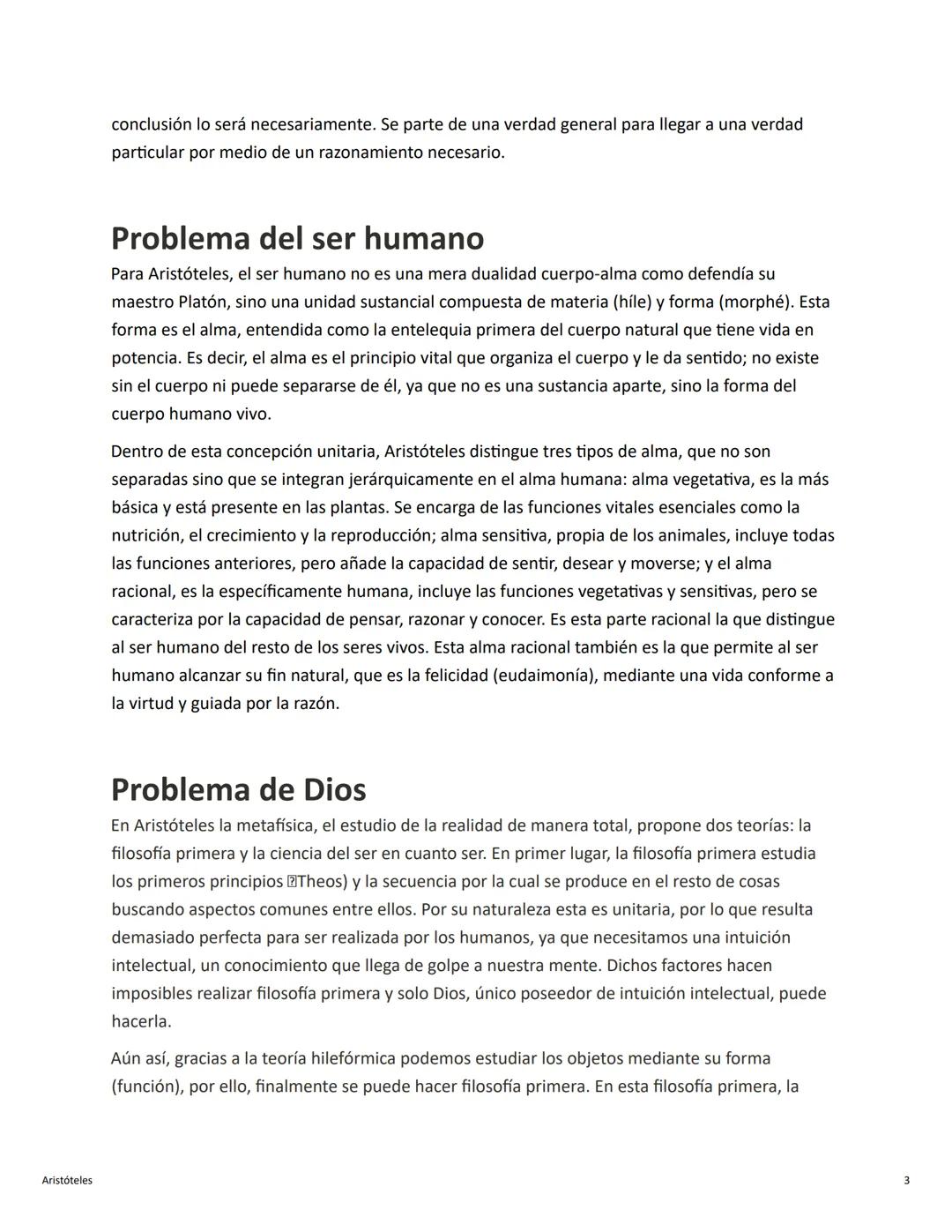 ## Aristóteles

### Problema de la realidad

En Aristóteles la metafísica, el estudio de la realidad de manera total, propone dos teorías: l