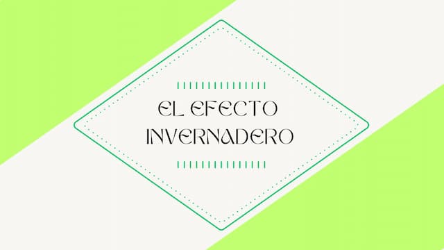 Know El efecto invernadero  thumbnail