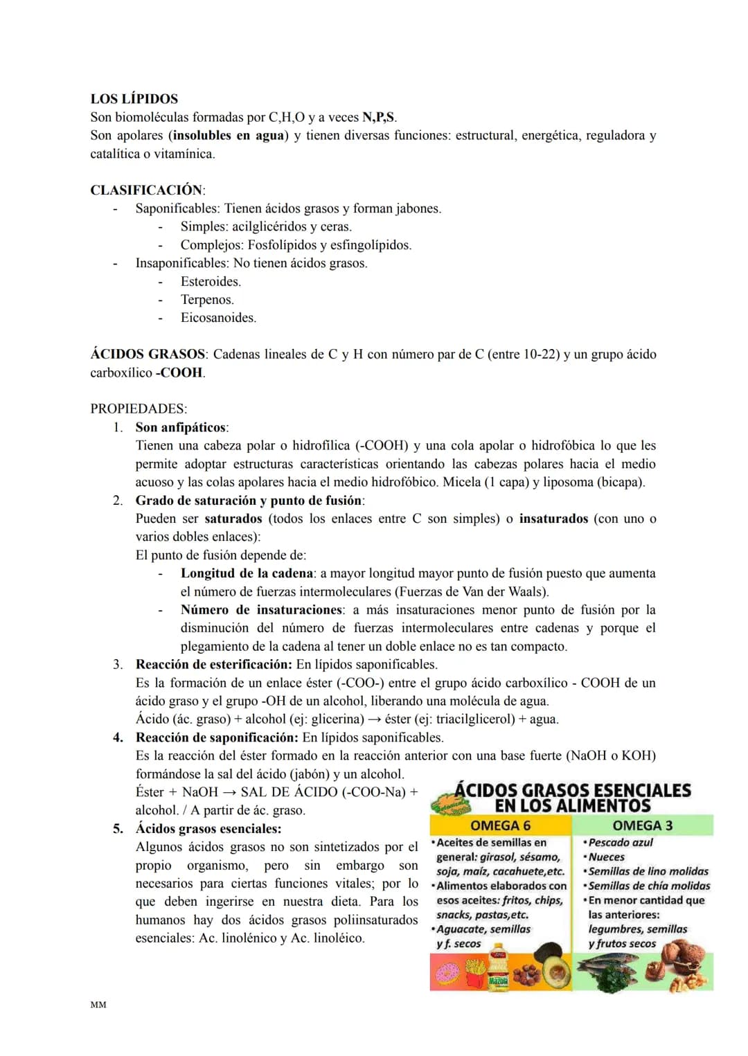 LOS LÍPIDOS
Son biomoléculas formadas por C,H,O y a veces N,P,S.
Son apolares (insolubles en agua) y tienen diversas funciones: estructural,