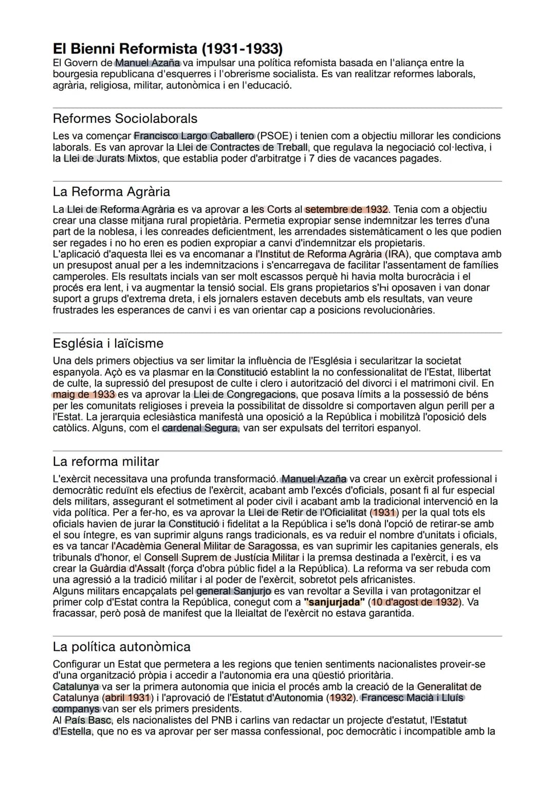 La Segona República (1931-1936)
La proclamació de la República
El 12 d'abril de 1931, es celebren eleccions municipals amb un augment de la 