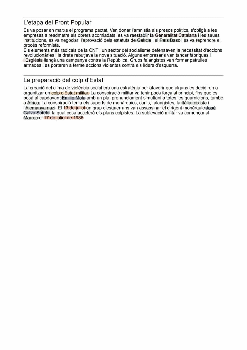 La Segona República (1931-1936)
La proclamació de la República
El 12 d'abril de 1931, es celebren eleccions municipals amb un augment de la 