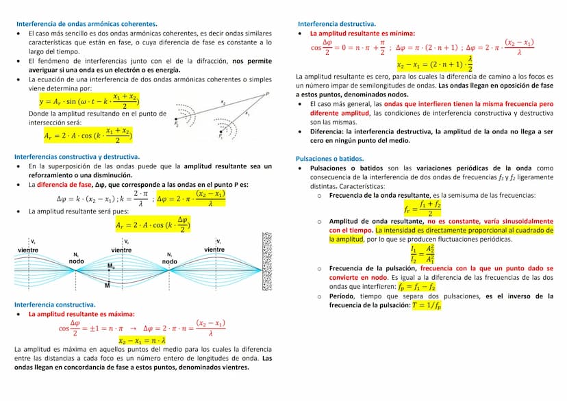 Fenómenos Ondulatorios. Frente de Onda y rayos.
Toda onda transmite una perturbación periódica que va alcanzando, los puntos
del medio donde