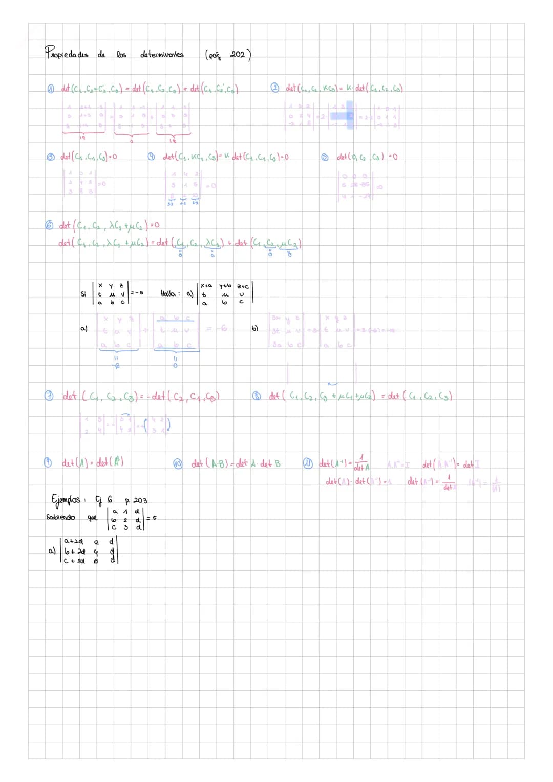 
<p>Una matriz es un conjunto de elementos dispuestos en filas y columnas, con una definición de dimensión mxn. Existen diferentes tipos de 