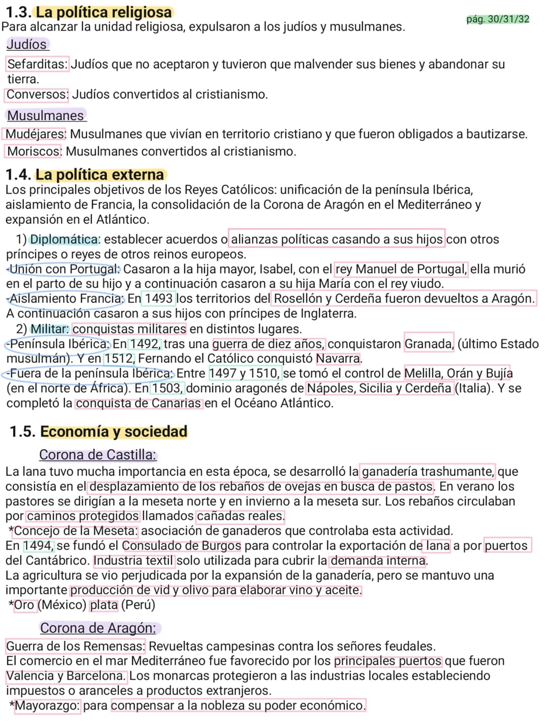 1. EL REINADO DE LOS REYES CATÓLICOS
Al finalizar el siglo XV, los Reyes Católicos establecieron en la península Ibérica una
monarquía autor