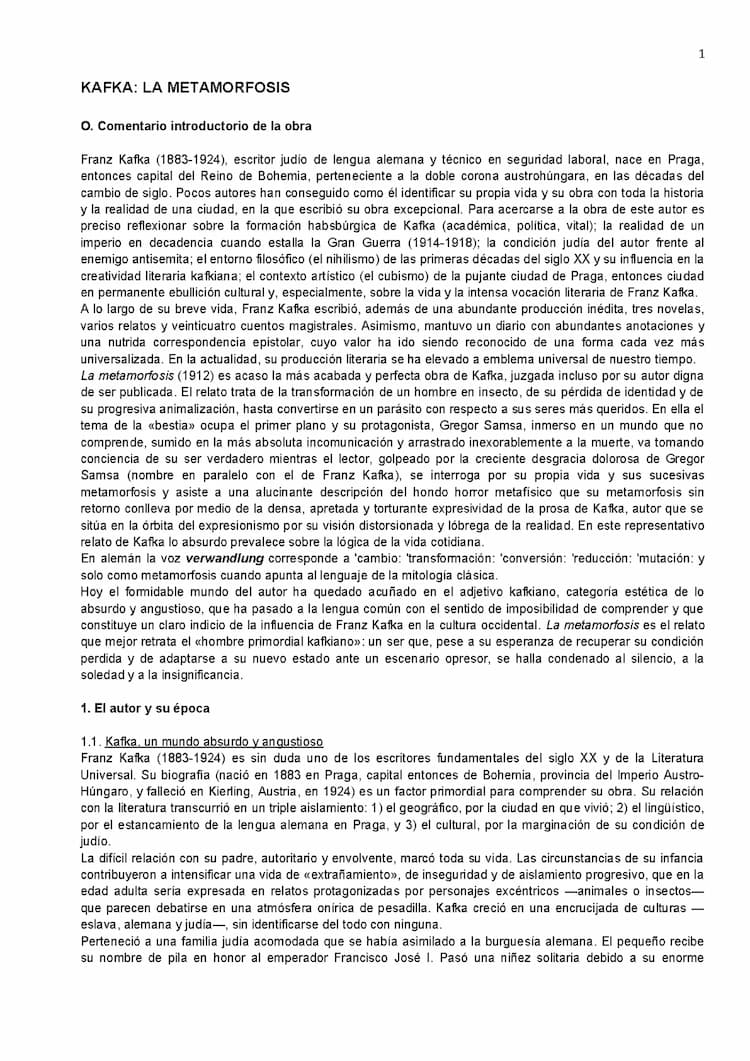 Know Análisis de La Metaformosis de Kafka thumbnail