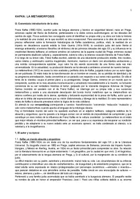 Know Análisis de La Metaformosis de Kafka thumbnail