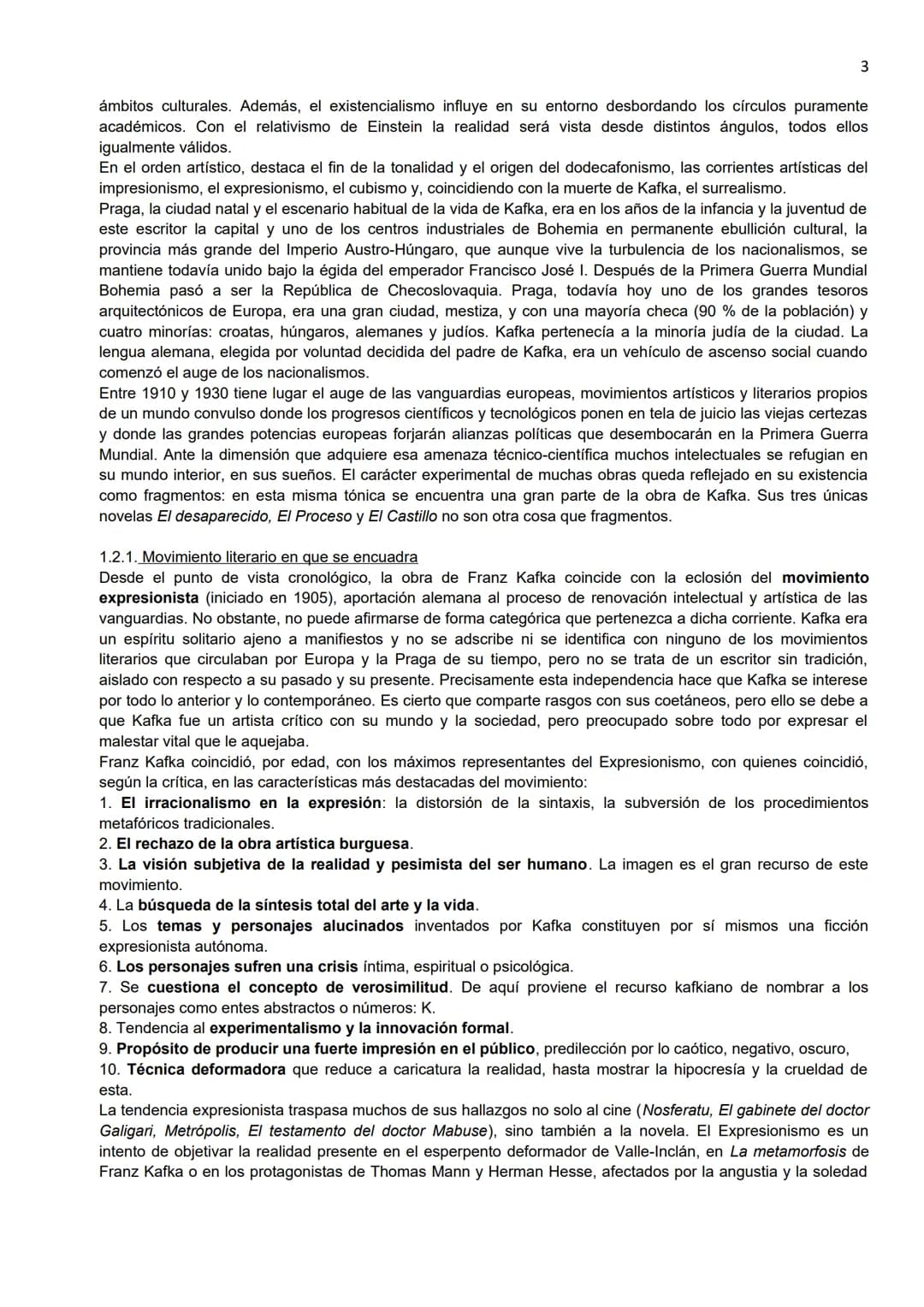 KAFKA: LA METAMORFOSIS
O. Comentario introductorio de la obra
1
Franz Kafka (1883-1924), escritor judío de lengua alemana y técnico en segur