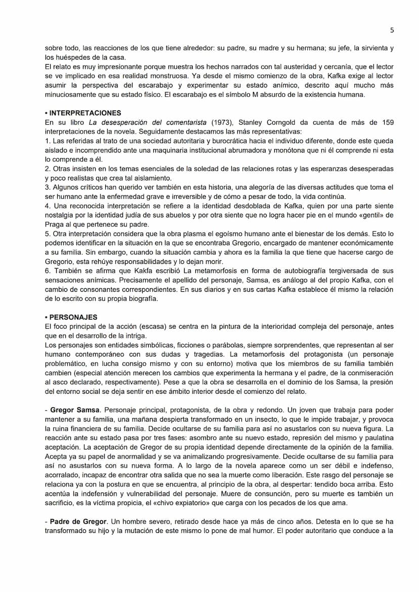 KAFKA: LA METAMORFOSIS
O. Comentario introductorio de la obra
1
Franz Kafka (1883-1924), escritor judío de lengua alemana y técnico en segur