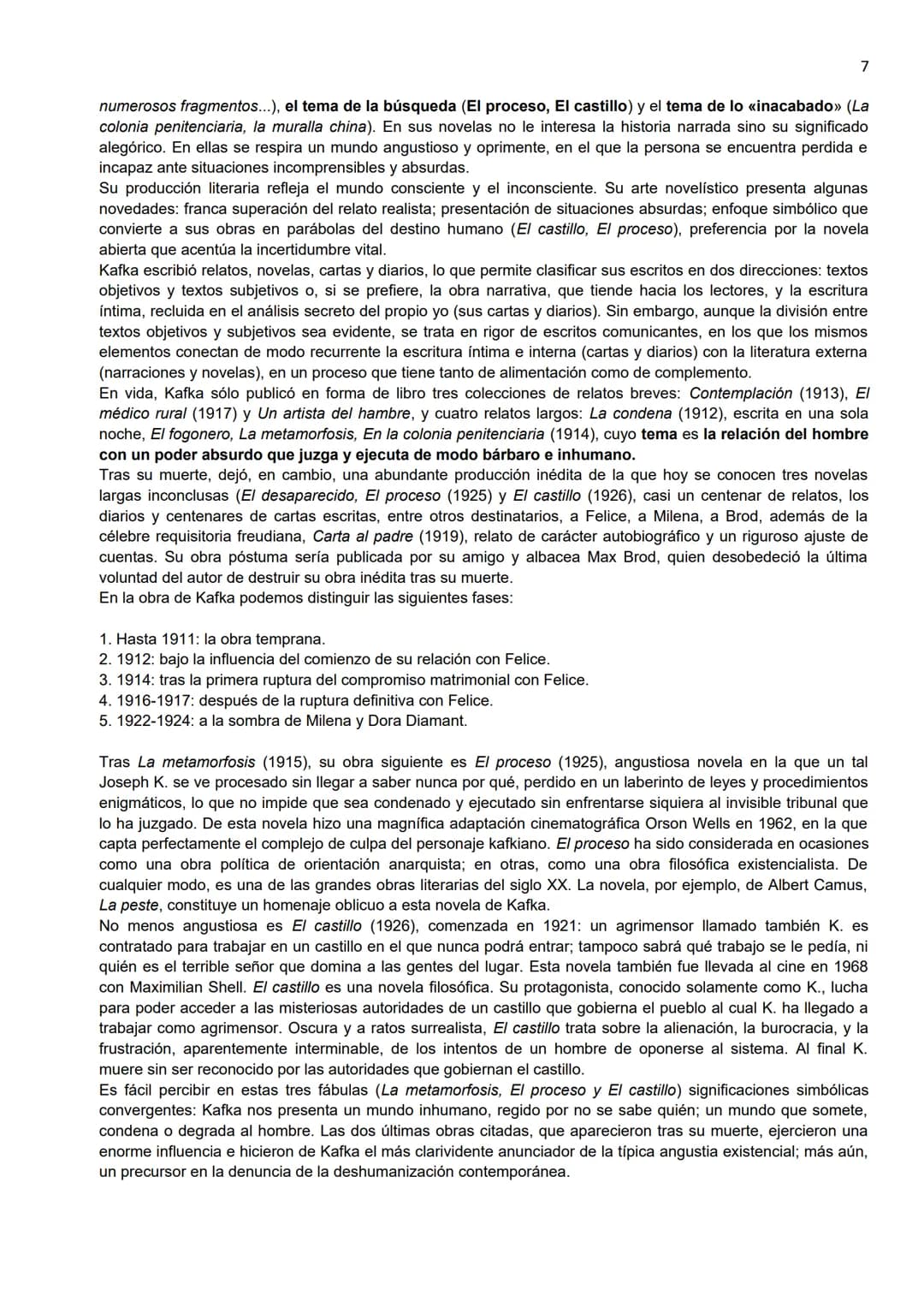 KAFKA: LA METAMORFOSIS
O. Comentario introductorio de la obra
1
Franz Kafka (1883-1924), escritor judío de lengua alemana y técnico en segur