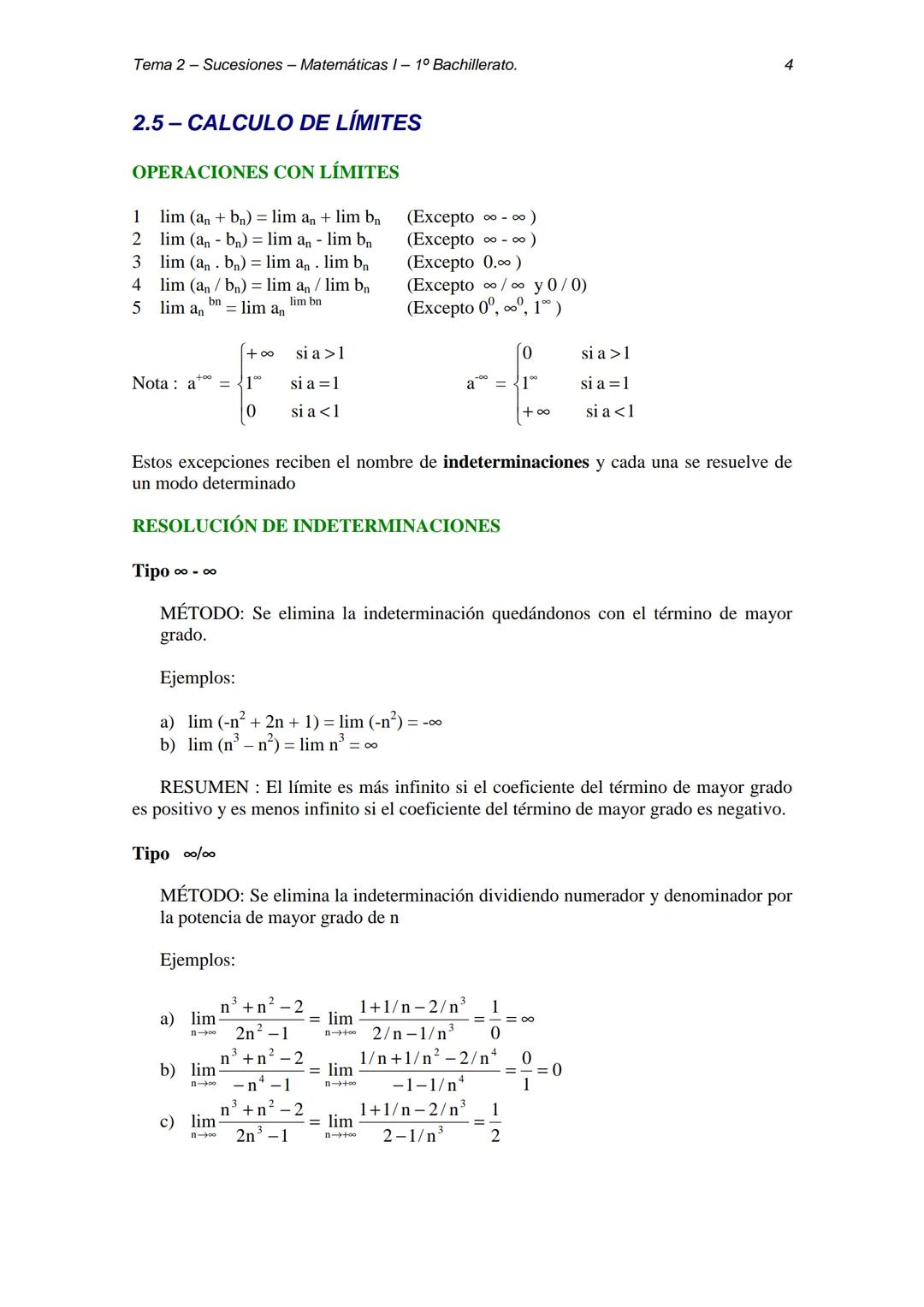 Tema 2 - Sucesiones - Matemáticas 1-1º Bachillerato.

1

TEMA 2 - SUCESIONES

2.1 - CONCEPTO DE SUCESIÓN

DEFINICIÓN DE SUCESIÓN

Se llama s