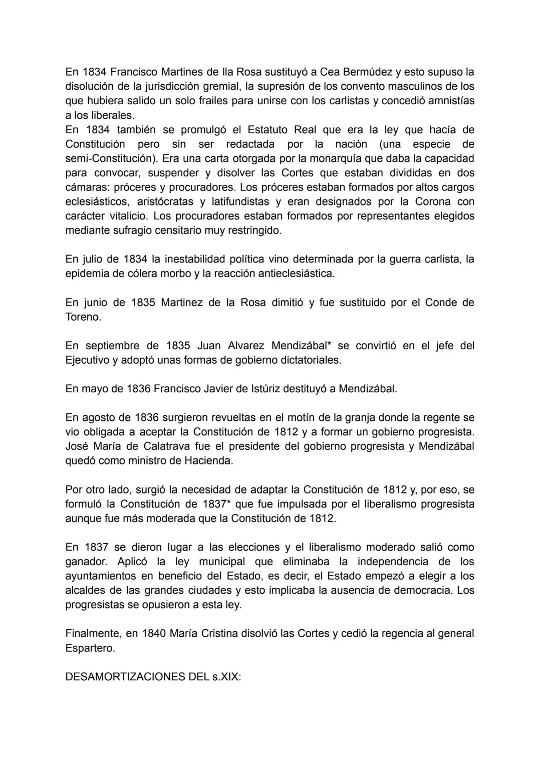 CONSTRUCCIÓN DEL ESTADO LIBERAL (1833-1874)
REINADO DE ISABEL II:
El reinado de Isabel II estuvo dividido en dos etapas, la primera etapa ha