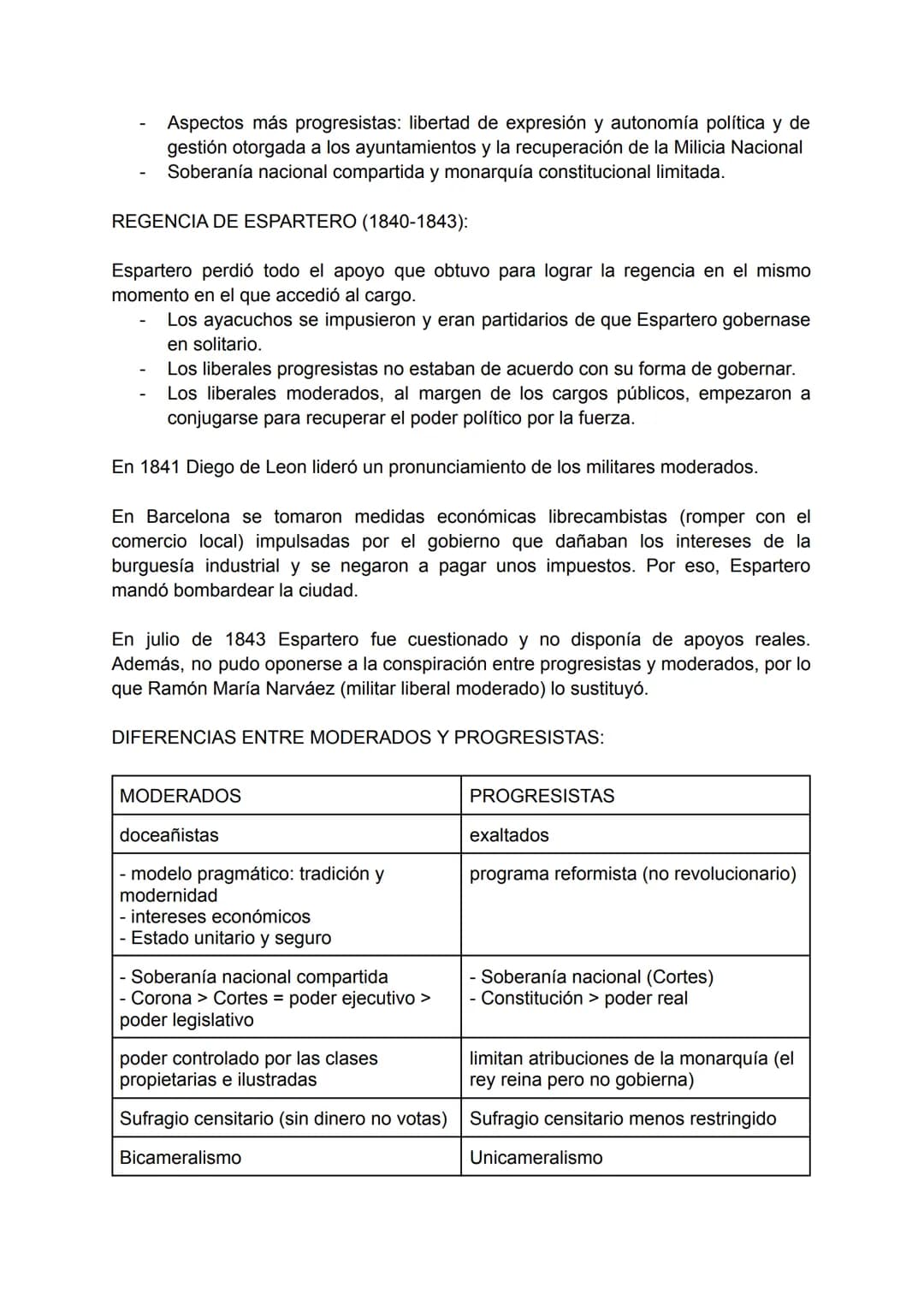 CONSTRUCCIÓN DEL ESTADO LIBERAL (1833-1874)
REINADO DE ISABEL II:
El reinado de Isabel II estuvo dividido en dos etapas, la primera etapa ha
