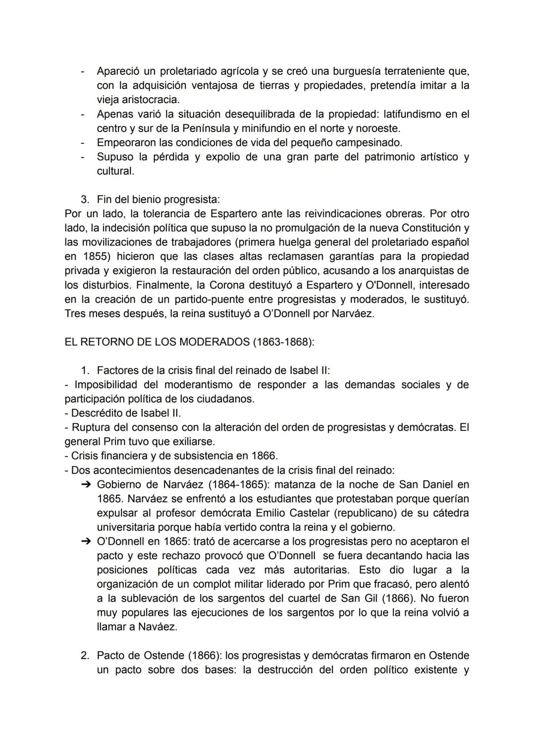 CONSTRUCCIÓN DEL ESTADO LIBERAL (1833-1874)
REINADO DE ISABEL II:
El reinado de Isabel II estuvo dividido en dos etapas, la primera etapa ha