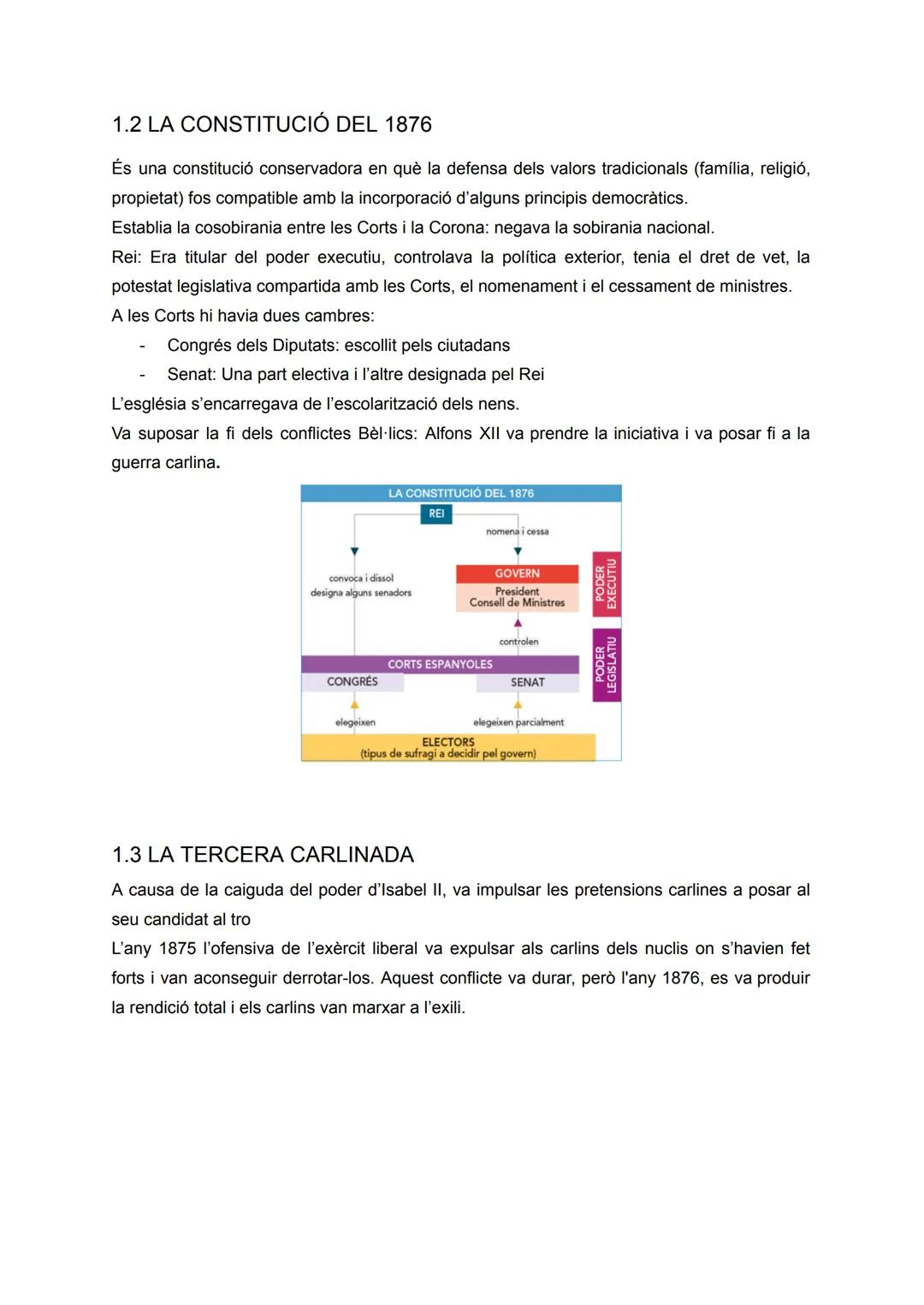 # LA RESTAURACIÓ BORBÒNICA

1. EL RETORN DE LA DINASTIA

1.1 PREPARACIÓ DE LA RESTAURACIÓ ALFONSINA

L'any 1870, Antonio Cánovas del Castill