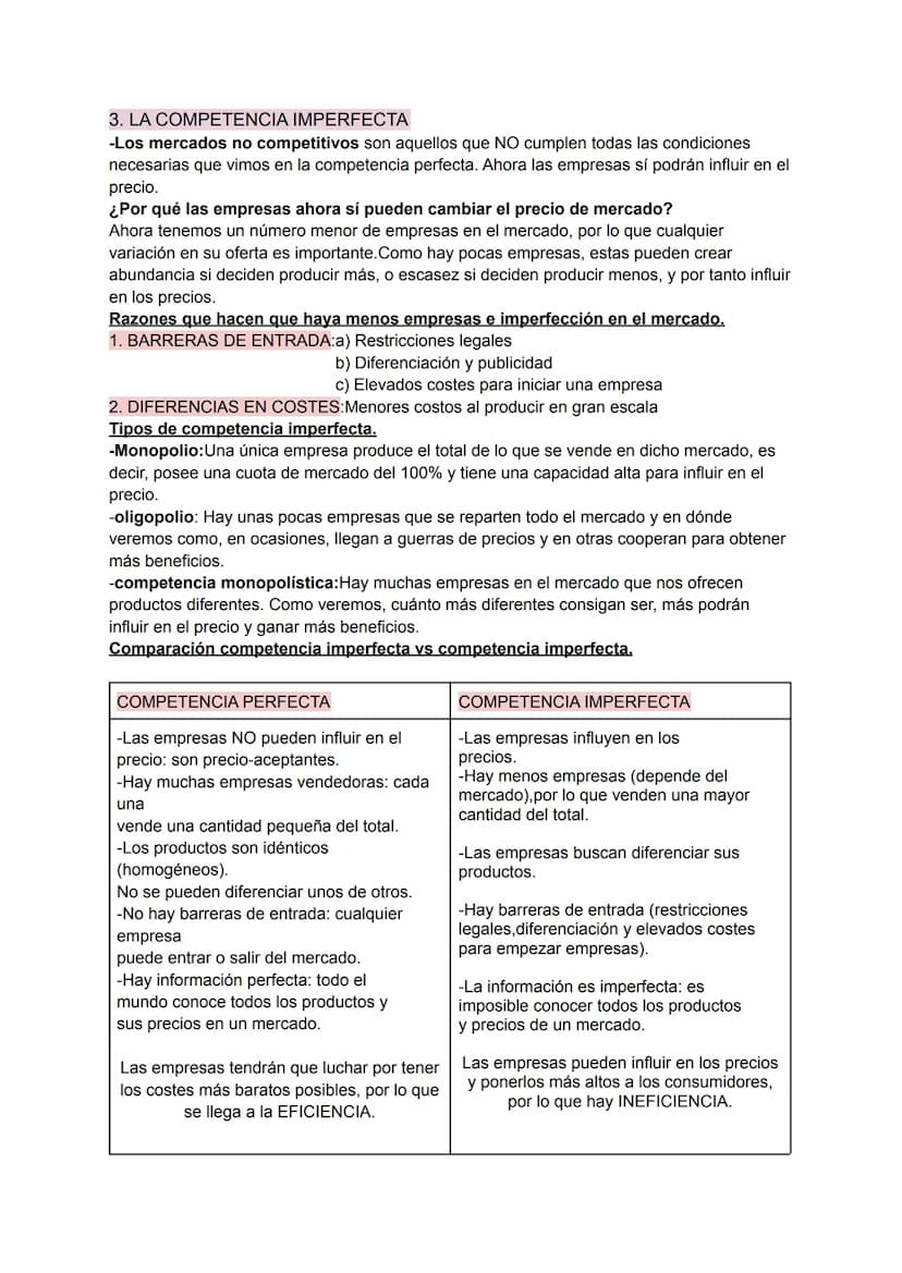 TEMA 5 TIPOS DE MERCADO
1 LAS ESTRUCTURAS DEL MERCADO
Los mercados de los diferentes productos son muy diferentes entre sí porque tienen
dif