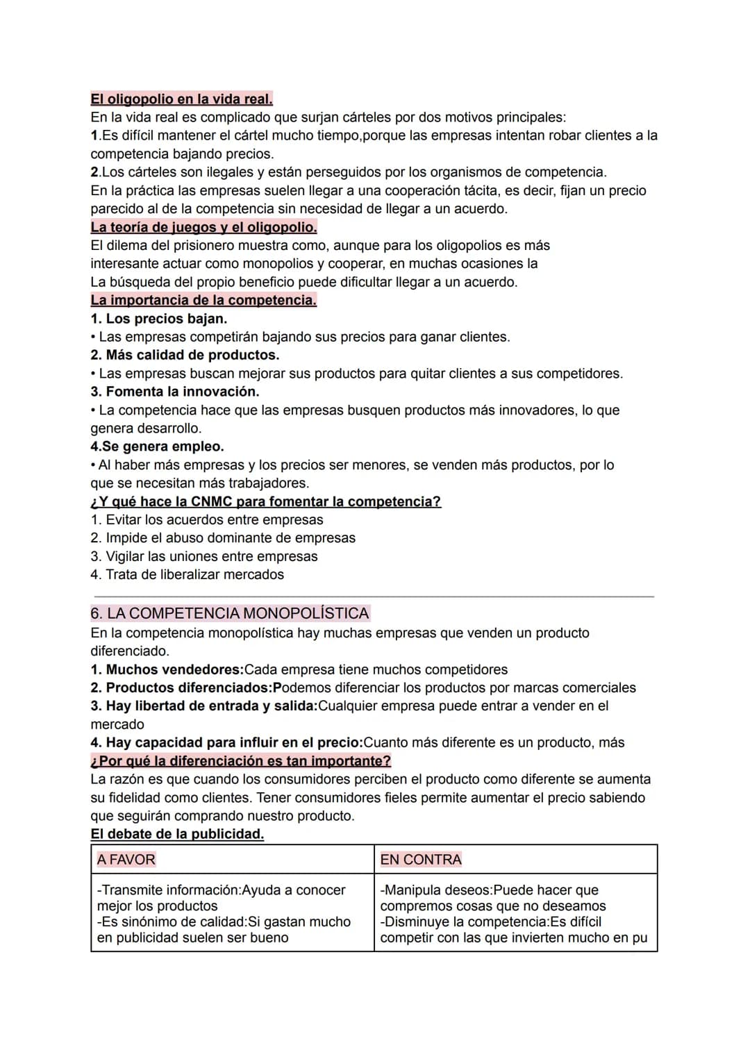 TEMA 5 TIPOS DE MERCADO
1 LAS ESTRUCTURAS DEL MERCADO
Los mercados de los diferentes productos son muy diferentes entre sí porque tienen
dif
