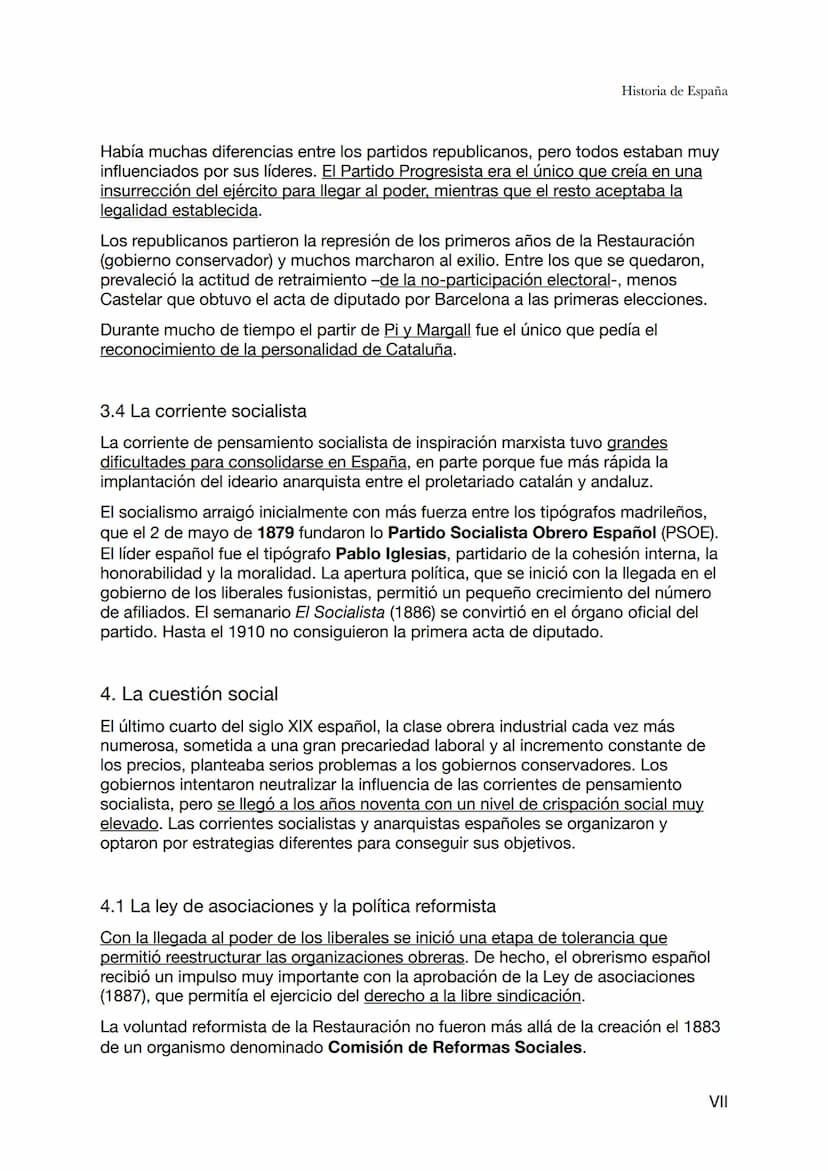 Historia de España
Tema 4 - La Restauración (1ª parte de la Restauración: 1874-1898)
La restauración de Borbón en España el 1874 dio nombre 
