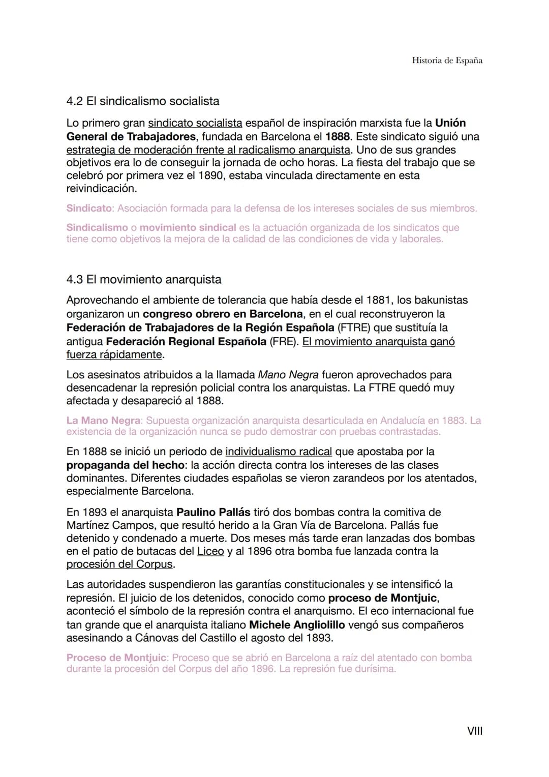 Historia de España
Tema 4 - La Restauración (1ª parte de la Restauración: 1874-1898)
La restauración de Borbón en España el 1874 dio nombre 