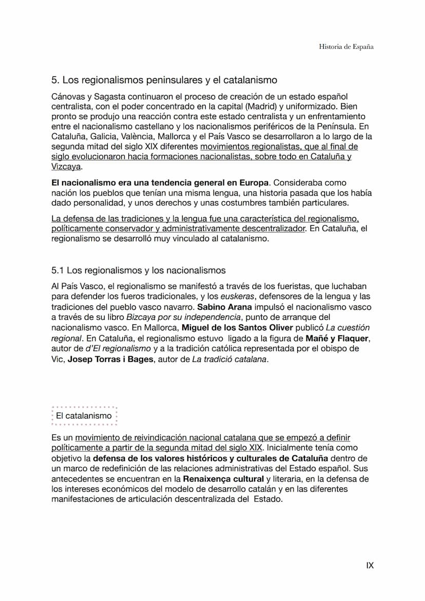 Historia de España
Tema 4 - La Restauración (1ª parte de la Restauración: 1874-1898)
La restauración de Borbón en España el 1874 dio nombre 