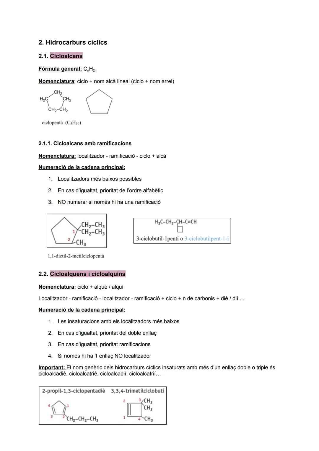 FORMULACIÓ ORGÀNICA
Index
1. Hidrocarburs alifàtics......
1.1. Hidrocarburs saturats.
a) Alcans..
b) Alquils.......
c) Alcans de cadena rami