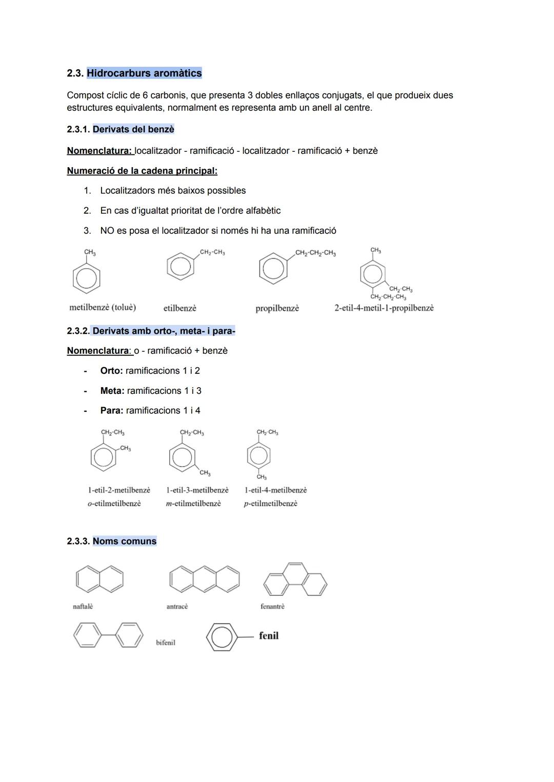 FORMULACIÓ ORGÀNICA
Index
1. Hidrocarburs alifàtics......
1.1. Hidrocarburs saturats.
a) Alcans..
b) Alquils.......
c) Alcans de cadena rami