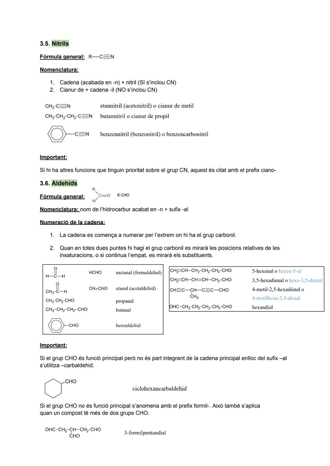 FORMULACIÓ ORGÀNICA
Index
1. Hidrocarburs alifàtics......
1.1. Hidrocarburs saturats.
a) Alcans..
b) Alquils.......
c) Alcans de cadena rami