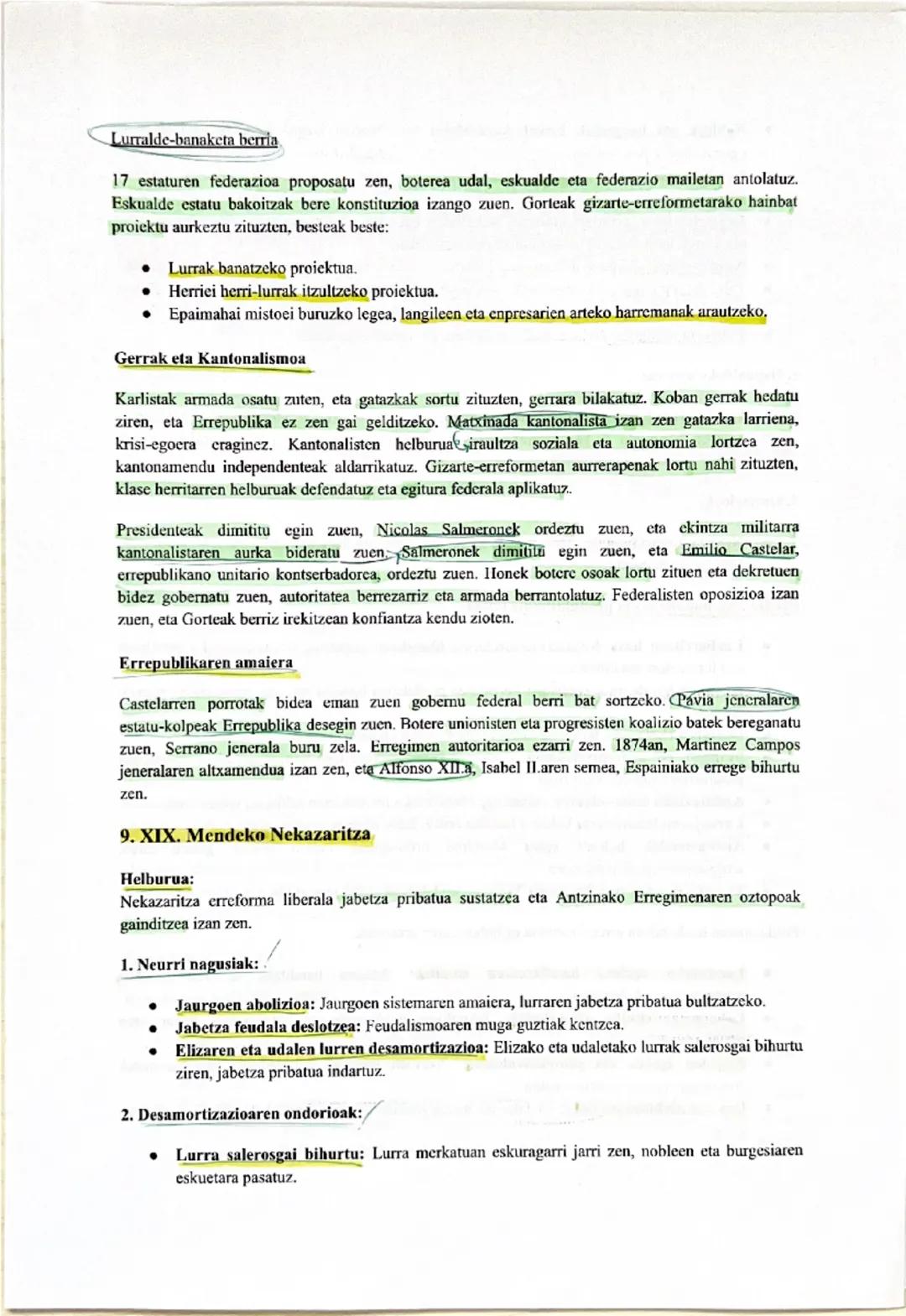 ESTATU LIBERALAREN ERAIKUNTZA ETA FINKAPENA (1834-1874)
Erregeordetzeen garaia (1833-1843) Espainiako historiako trantsizio politiko eta soz