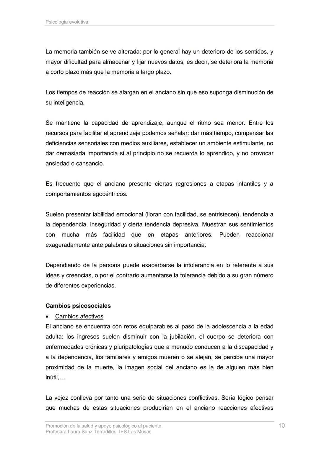 TEMA 2: PSICOLOGÍA EVOLUTIVA
Una de las ramas de la psicología es la psicología evolutiva: esta estudia los cambios
y la evolución del compo