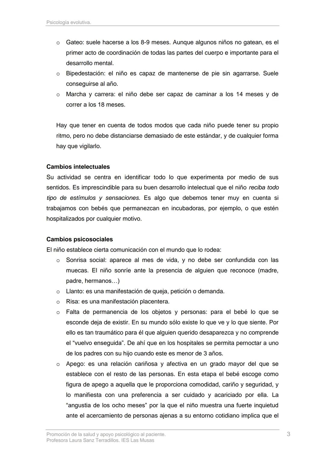 TEMA 2: PSICOLOGÍA EVOLUTIVA
Una de las ramas de la psicología es la psicología evolutiva: esta estudia los cambios
y la evolución del compo