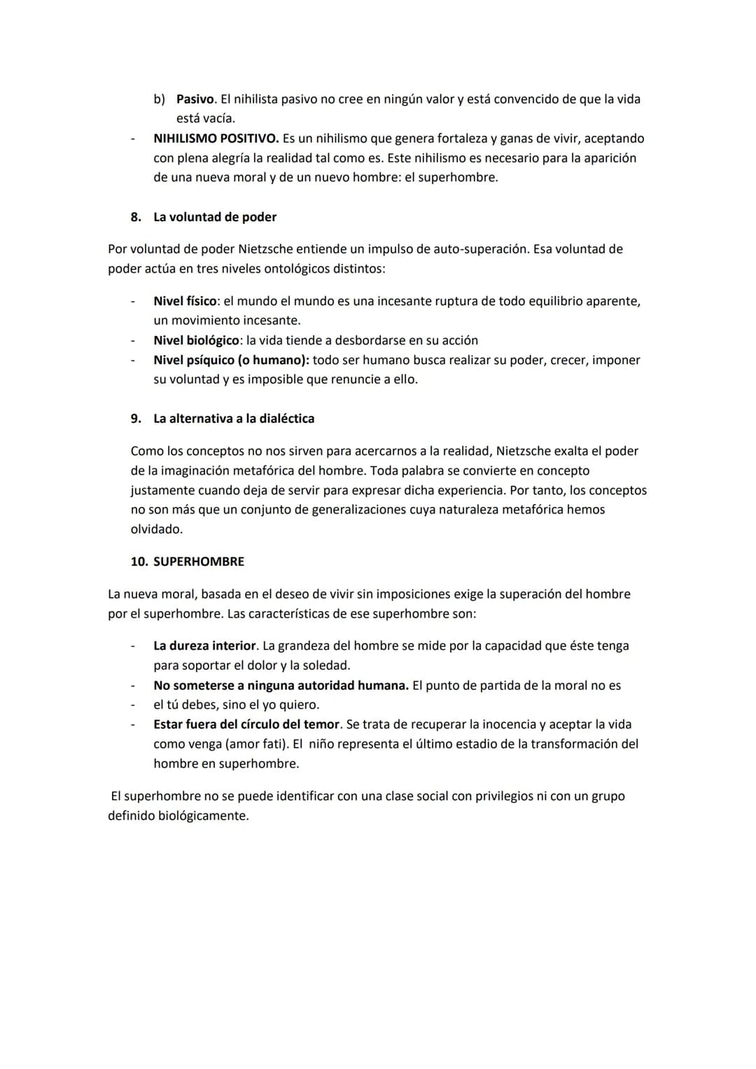 NIETZSCHE
1. Etapas de la filosofía de Nietzsche
Aunque no resulta sencillo, es habitual distinguir cuatro periodos en su pensamiento:
1. Pe