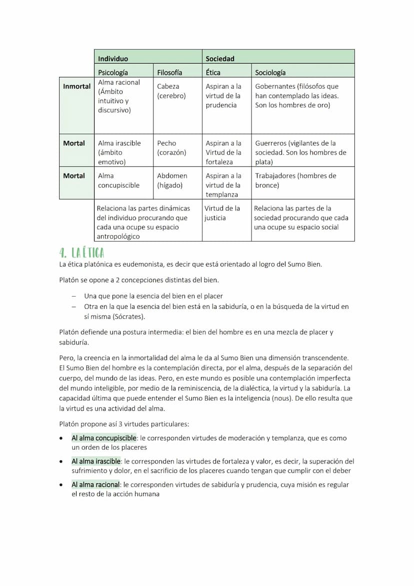 TEMA 2: LA FILOSOFÍA DE PLATÓN
1. LA TEORÍA DE LAS IDEAS. METAFÍSICA PLATÓNICA
1.1. Finalidad
La teoría de las ideas es el núcleo central y 