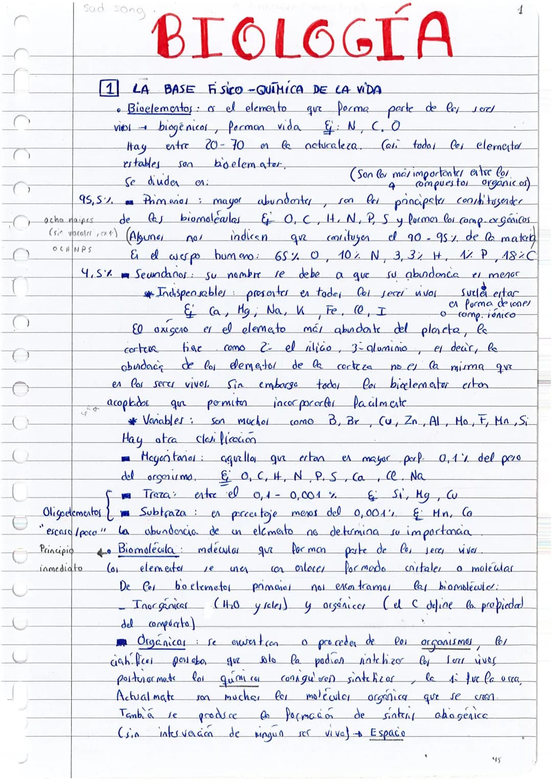 
<p>El tema 23 -- la base química de la vida, es fundamental para comprender la base molecular de la vida en 1 bachillerato y 2 bachillerato