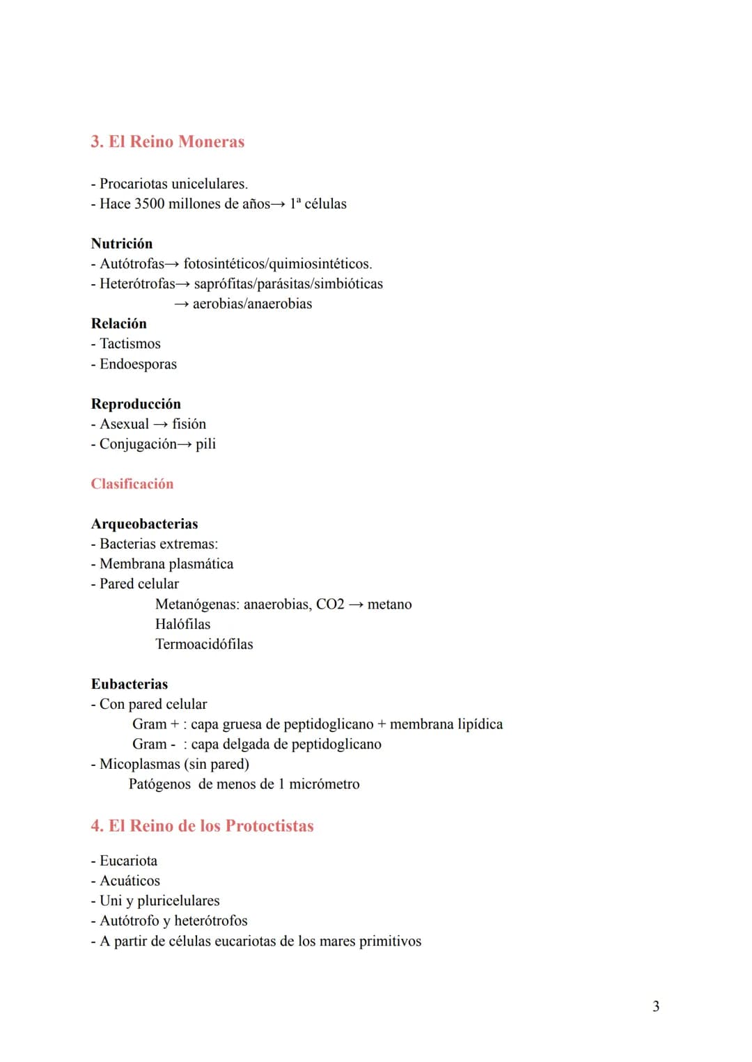 T-6: La Clasificación de la Vida
1. Cómo se clasifican los seres vivos
Para estudiar todas las especies conviene clasificarlas de una manera