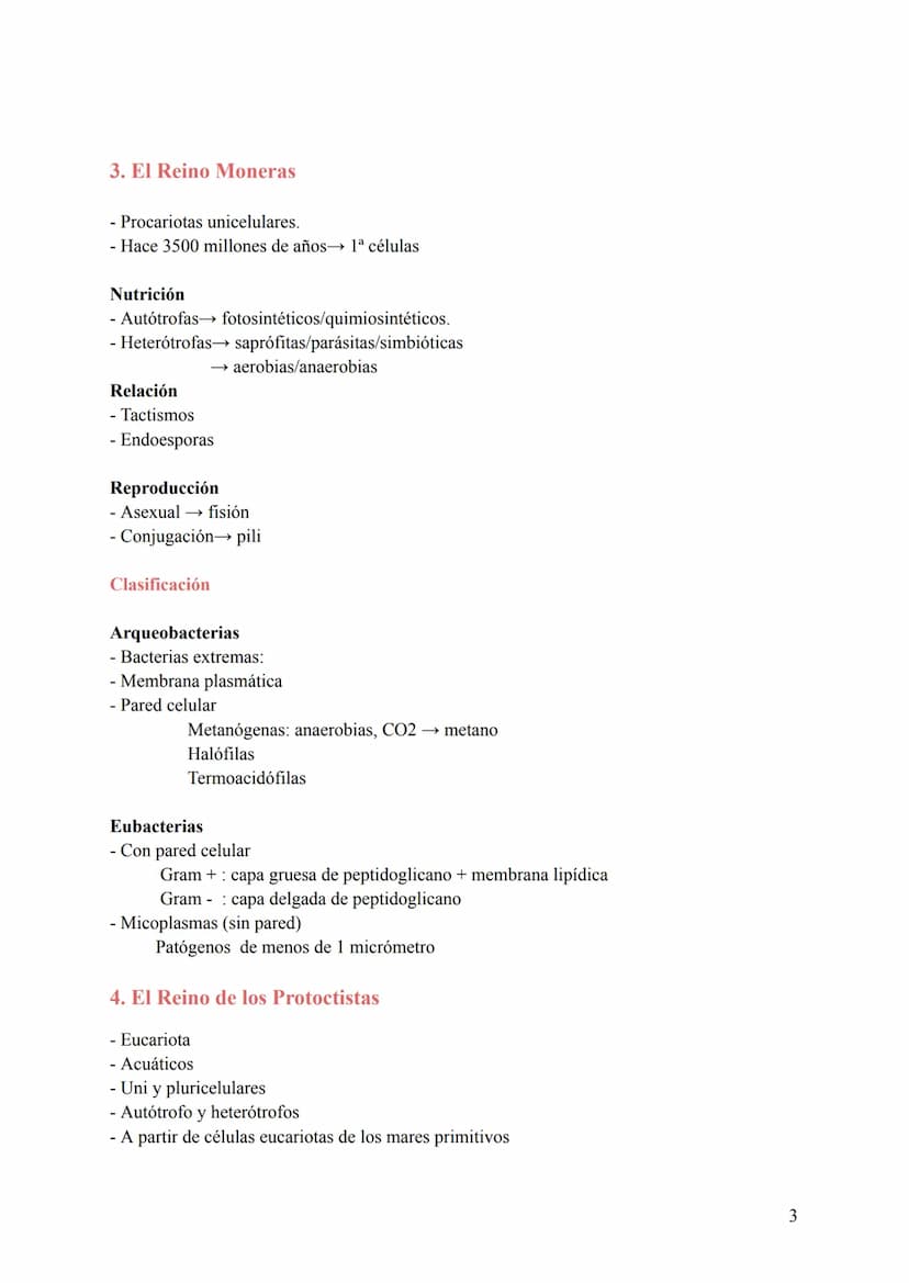 T-6: La Clasificación de la Vida
1. Cómo se clasifican los seres vivos
Para estudiar todas las especies conviene clasificarlas de una manera