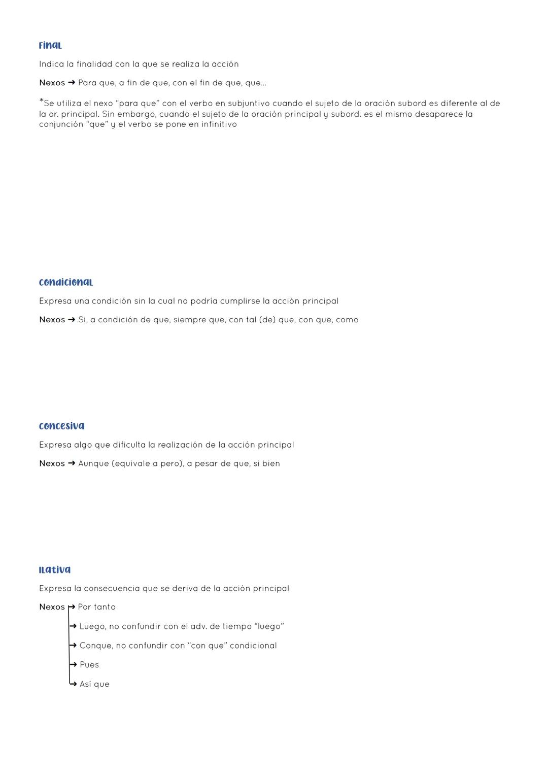 LENGUA 1º PARCIAL 3ª EVALUACIÓN
ORACIONES SUBORDINADAS ADVERBIALES
Lugar
Informa del lugar donde sucede la acción principal
Nexo que la intr