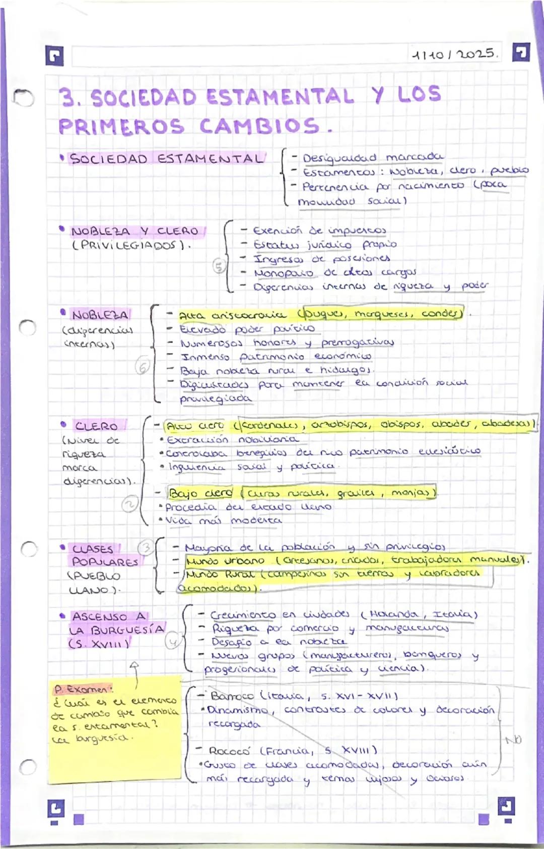 24/09/25

UNIDAD 1. ANTIGUO RÉGIMEN
*   Definición: Periodo histórico que abarca desde mediados del s. XVII
hasta ea Revolución Francesa (17