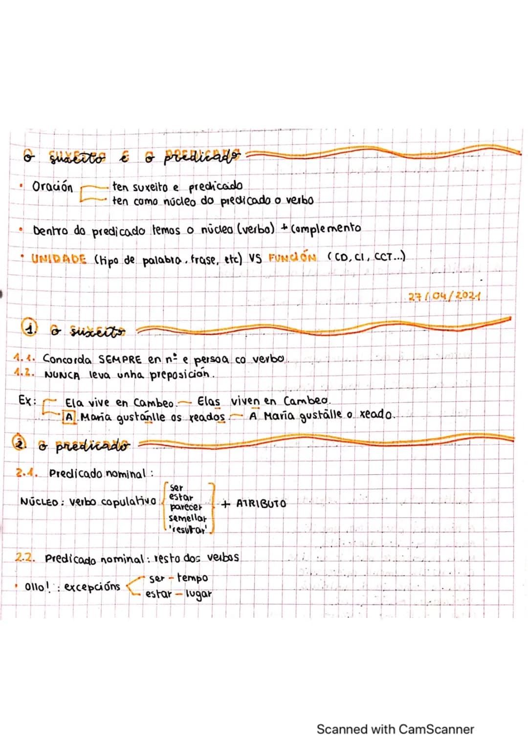 SINTAXIS EN GALLEGO
