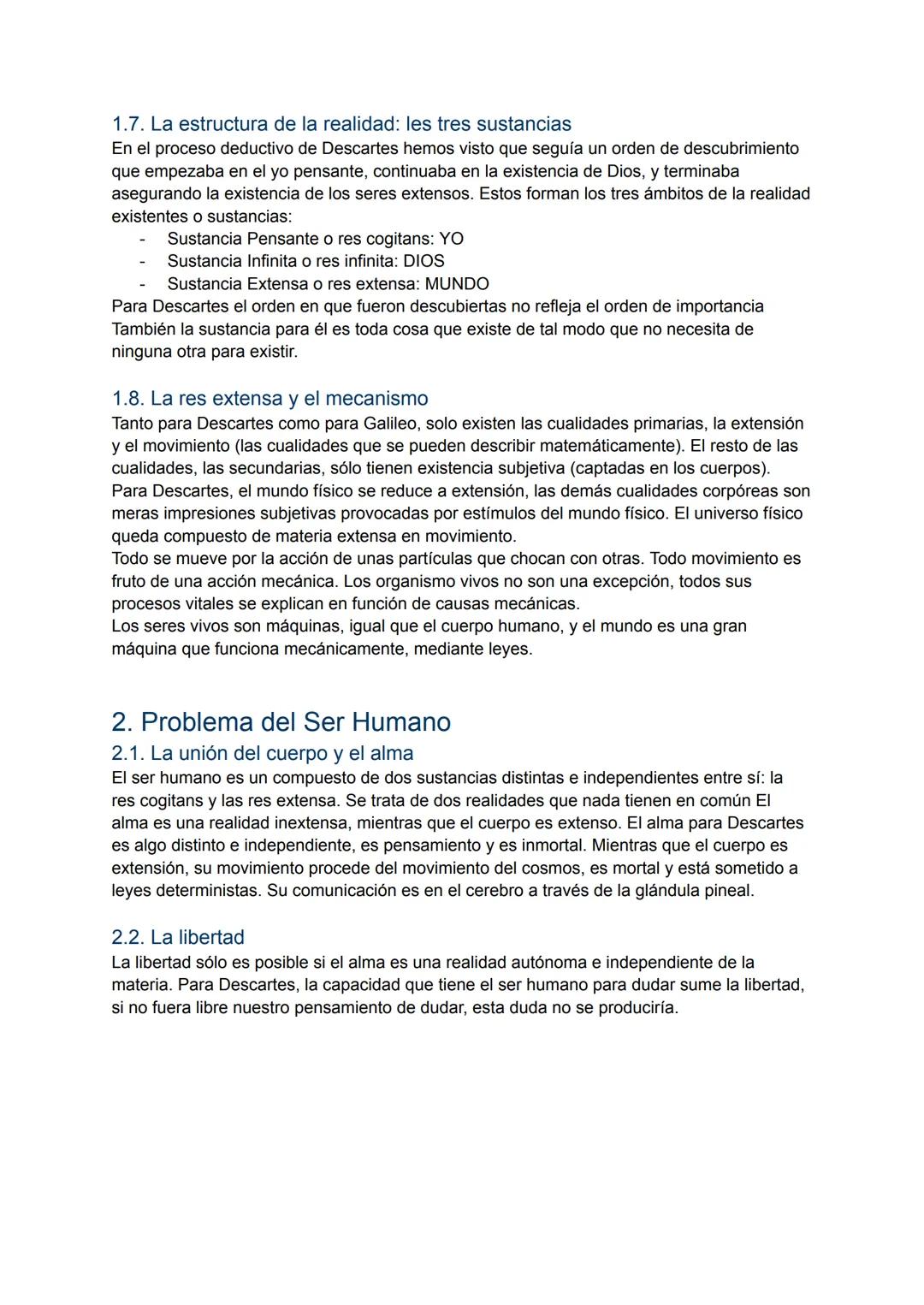 DESCARTES
Descartes nació en 1596 y murió en 1650, fue un filósofo, científico y matemático de origen francés. Sus obras
más importantes fue