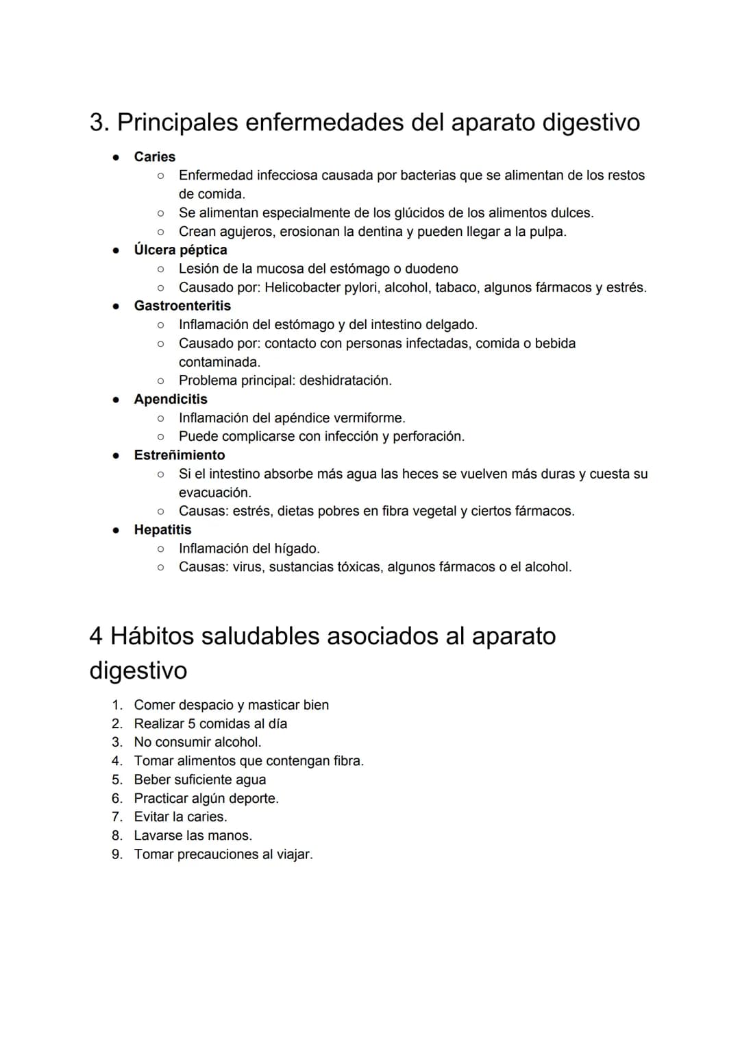 
<p>El esquema del aparato digestivo consta de varias partes, como la boca, la faringe, el esófago, el estómago, el intestino delgado y el i
