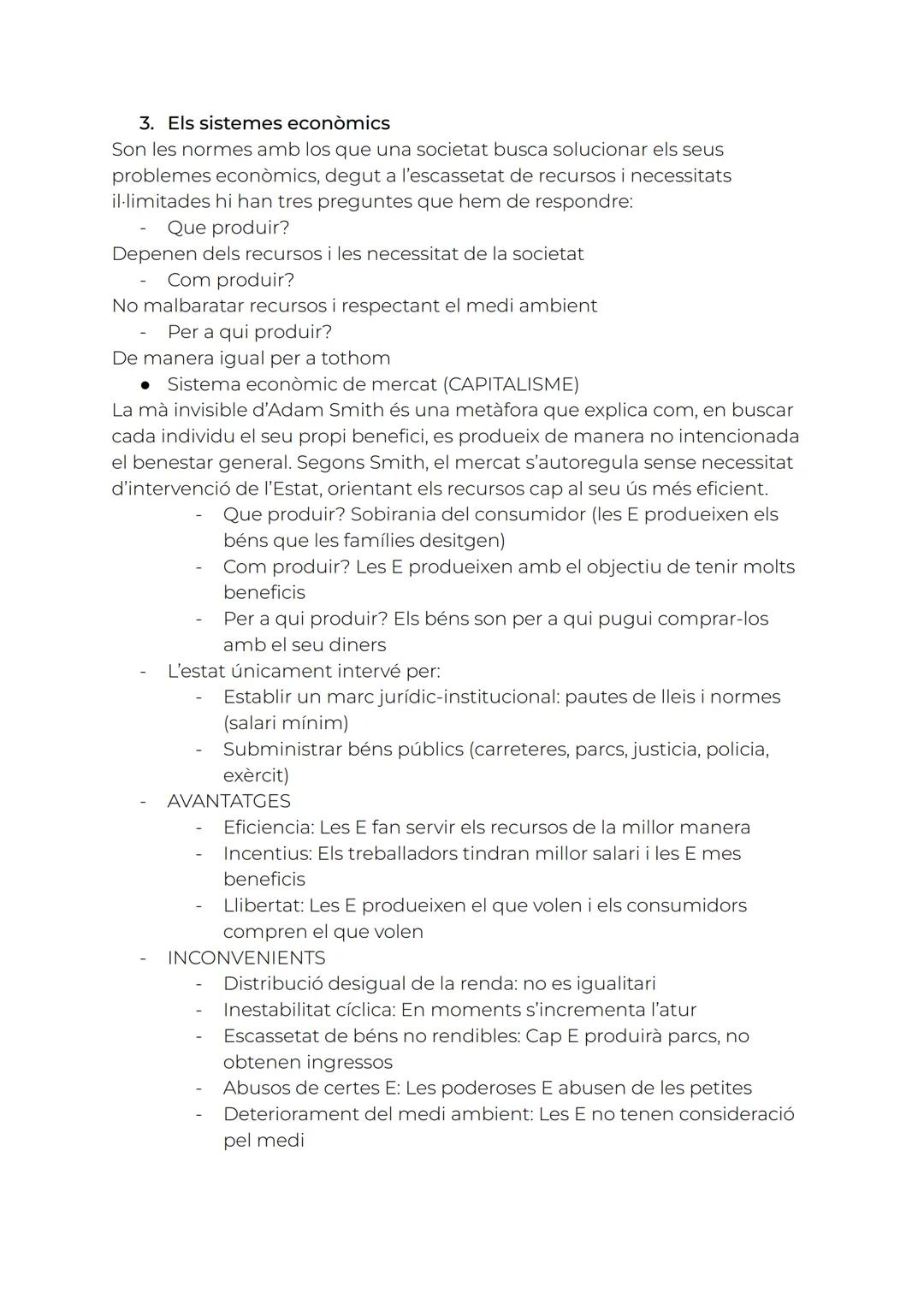 # RESUM ECONOMIA

U.D. 1 La ciència de les decisions

1. Què es la ciencia?

Ciencia que estudia la millor manera de administrar uns recurso