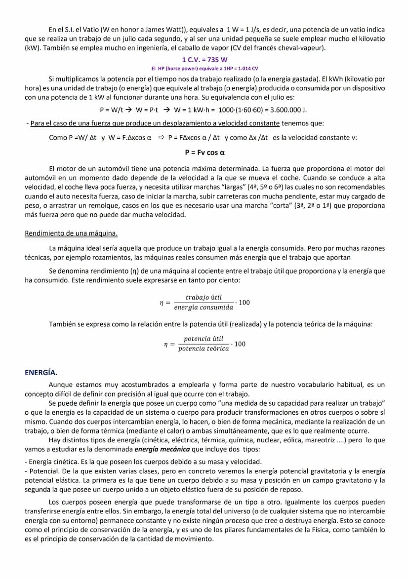 TRABAJO MECÁNICO
Es una magnitud física que no tiene un significado intuitivamente sencillo ya que se siempre se lo relaciona
con la energía