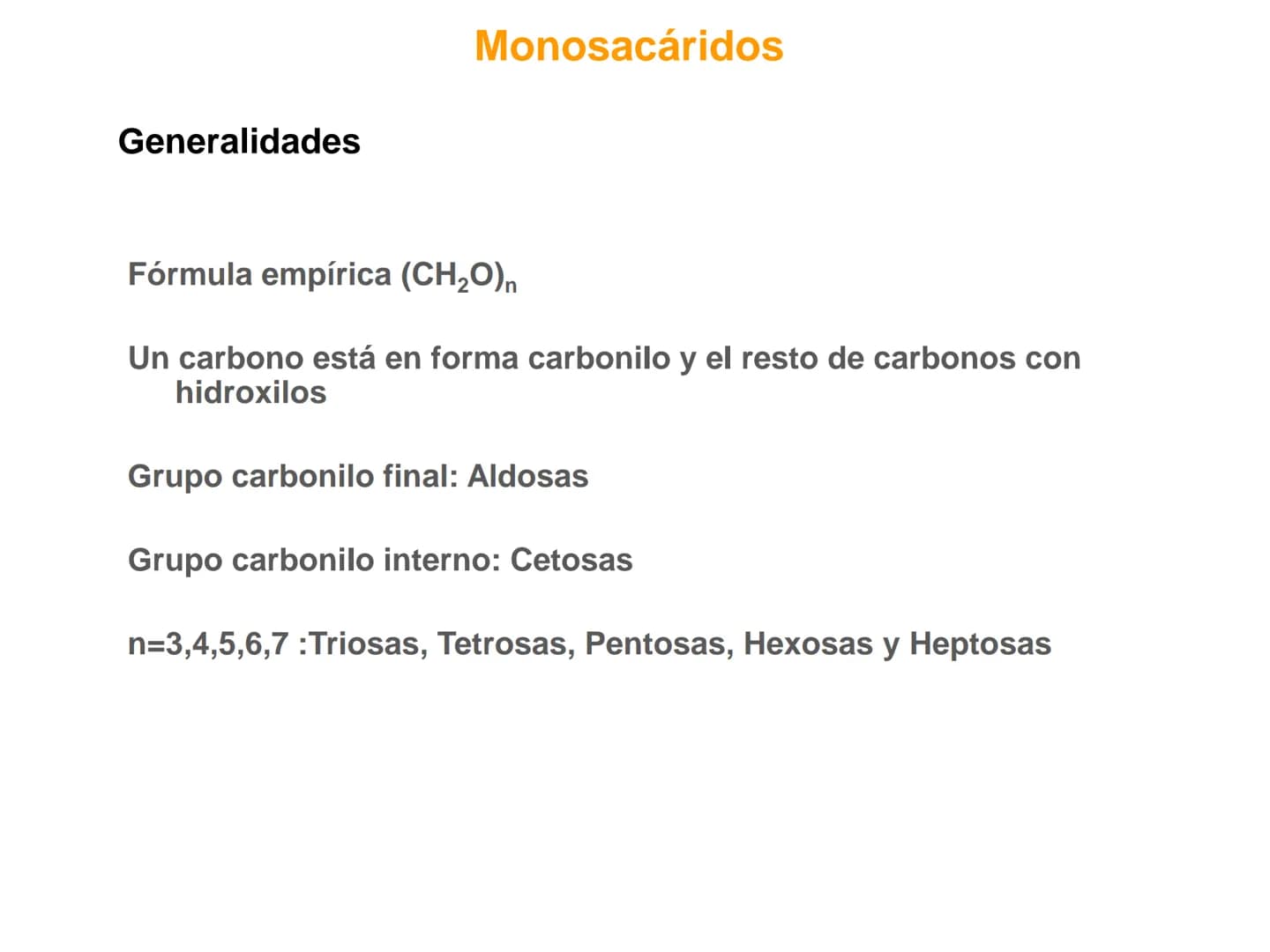 Introducción
GLUCIDOS
También llamados hidratos de carbono o sacáridos
Contienen C, HY O
Químicamente son polihidroxialdehídos o polihidroxi
