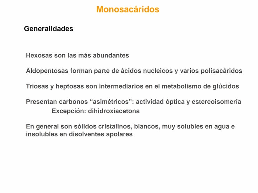 Introducción
GLUCIDOS
También llamados hidratos de carbono o sacáridos
Contienen C, HY O
Químicamente son polihidroxialdehídos o polihidroxi