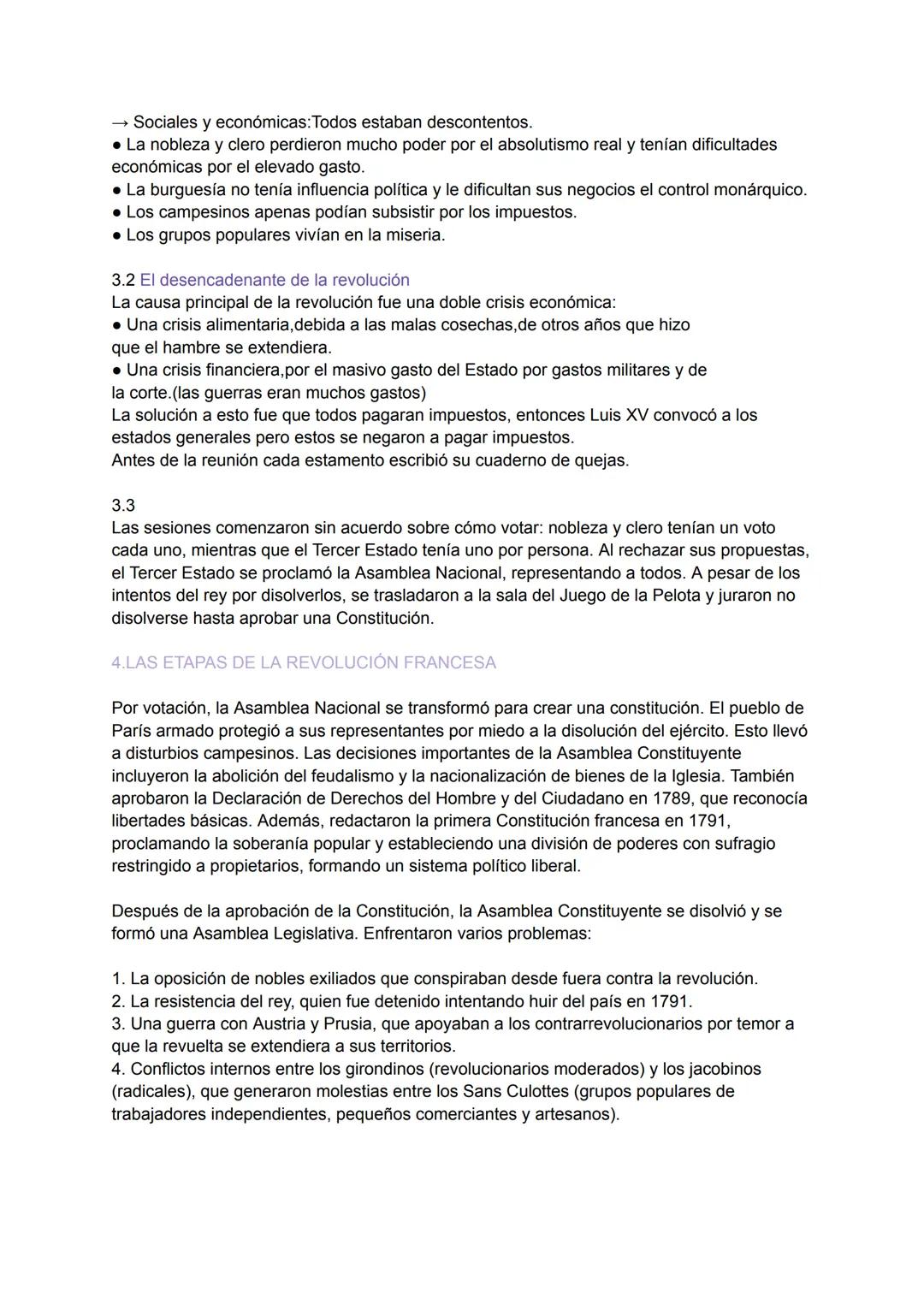 1.PROCESOS REVOLUCIONARIOS
Las ideas ilustradas no solucionaron los problemas del antiguo régimen, por lo que
ocurrieron revoluciones(cambio