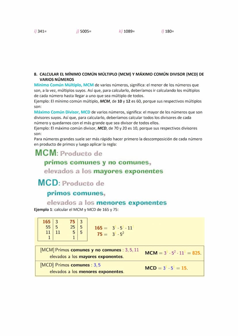 
<p>En esta unidad aprenderemos a…<br />
<strong>1. Conocer y calcular los múltiplos de un número.</strong><br />
<strong>2. Identificar y c