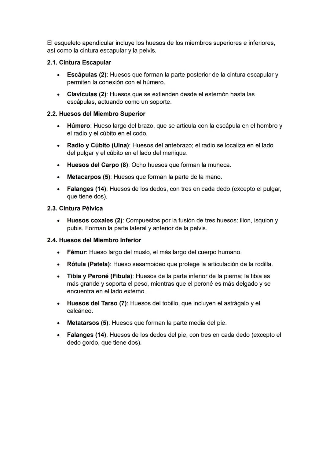 # IDENTIFICACIÓN Y LOCALIZACIÓN ANATÓMICA DE
LAS PRINCIPALES ESTRUCTURAS ÓSEAS HUMANAS

El esqueleto humano está compuesto por 206 huesos en